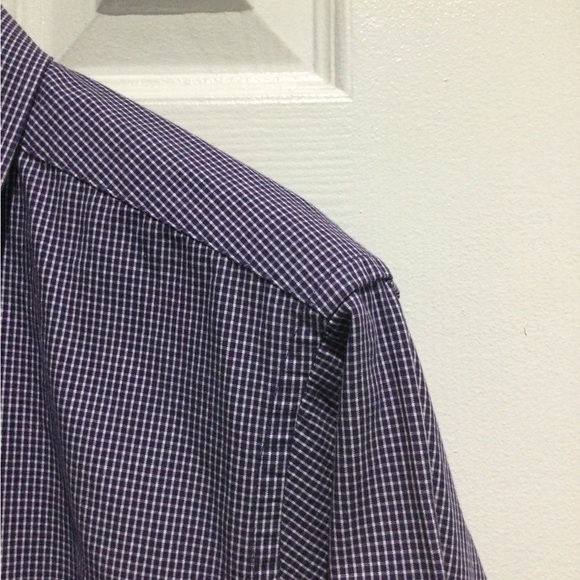 Tommy Hilfiger Men's Gingham Dress Shirt - Picture 4 of 5